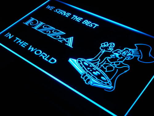 Best Pizza Cafe Bar Beer Display Neon Light Sign